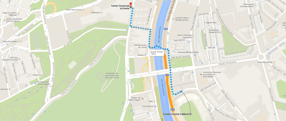 Día del niño. Ruta estadio cc la hermita