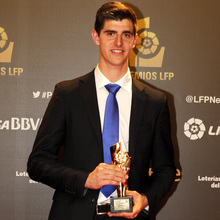 Courtois, en la Gala de la LFP