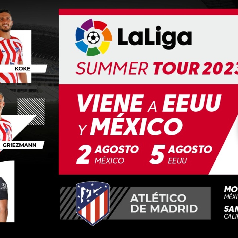 Nos mediremos a la Real Sociedad y Sevilla en LaLiga Summer Tour Club