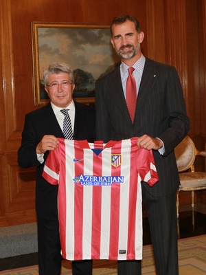 Visita del Atlético de Madrid al Principe de Asturias