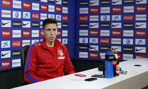 temporada 13/14. rueda de prensa de Sosa en la ciudad deportiva de Majadahonda