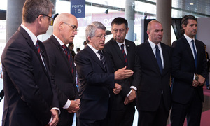 temporada 13/14. Acto Cerezo. Visita al Camp Nou. Funeral Tito Vilanova