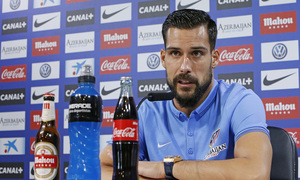 temporada 14/15 . Rueda de prensa de Moya en la ciudad deportiva de Majadahonda