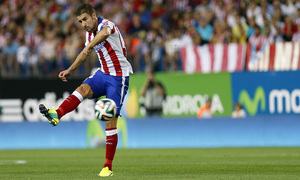 temporada 14/15 . Partido Atlético de Madrid Real Madrid. Supercopa de España. Gabi