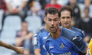 Temporada 14-15. Juan Valera, jugador del Getafe. Foto: LFP