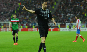 Wolfgang Stark, árbitro del partido frente al Olympiacos