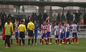 Temp 2014-2015. El Atlético de Madrid Féminas despide a los aficionados