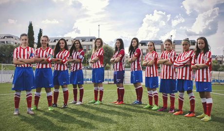 Temp. 2014-2015. Reportaje capitanas del Atlético de Madrid Féminas