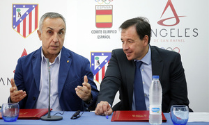 temporada 15/16. Acto acuerdo entre el Comité Olímpico Español y Los Ángeles de San Rafael.