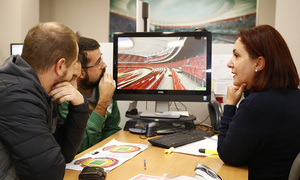 Temporada 16/17. Socios eligiendo asiento nuevo estadio