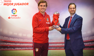Griezmann, mejor jugador del mes de marzo 2017
