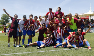 Temporada 16/17 | Copa del Rey Juvenil | Atlético - Sevilla | Celebración del pase a la final