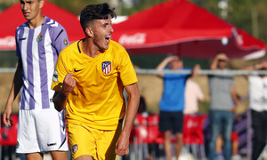 Temp. 2017-18 | Valladolid B - Atlético de Madrid B | Ródenas. Celebración