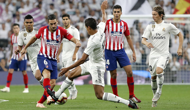 Koke y Varane, en el partido de la ida.