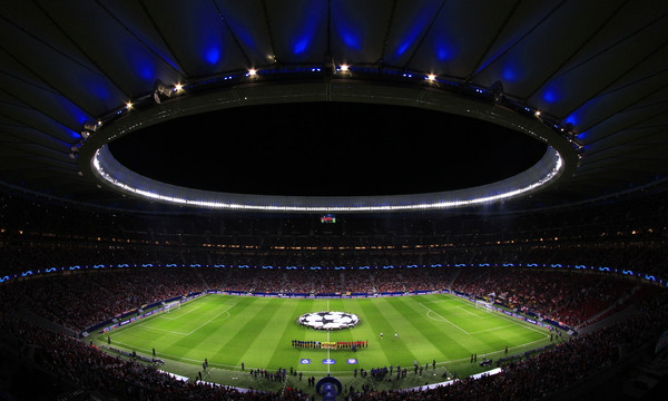 Wanda Metropolitano with a massive clash