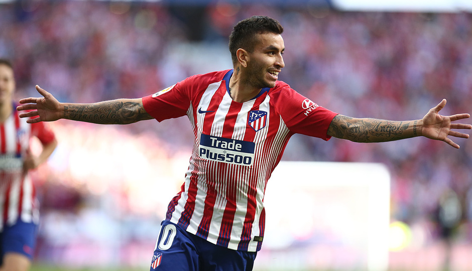 Correa festeja el gol del Atlético (Foto: ATM).