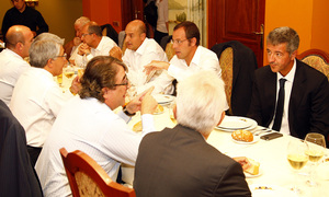 Comida Institucional con motivo del primer partido de la Supercopa