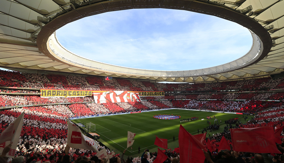 Temporada 18/19 | Atlético de Madrid - Real Madrid | Tifo