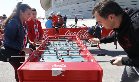 Temporada 18/19 | Atlético de Madrid - Celta | Día del Niño | Fan zone | Futbolín