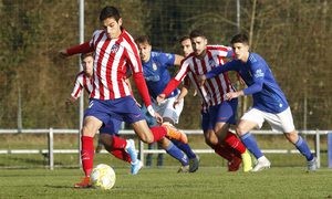 Sanabria transforma un penalti para abrir el marcador frente al Oviedo B