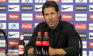 Simeone comparece en rueda de prensa tras vencer al Celta