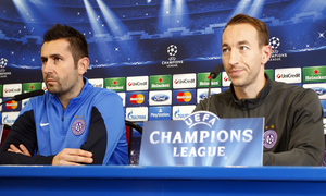 temporada 13/14. Champions. Rueda de prensa. Austria de Viena