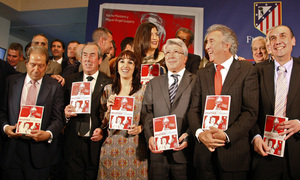 temporada 13/14. Acto presentación del libro de los veteranos. Sala Vip. Estadio Vicente Calderón