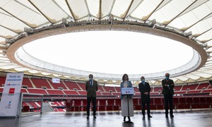 Wanda Metropolitano Centro de Vacunación