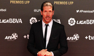 Simeone, en la Gala de la LFP 2012-13