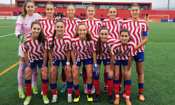 Posiciones de atlético de madrid femenino