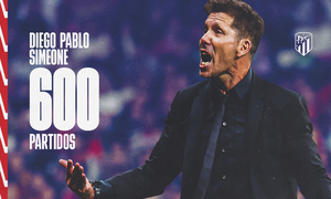 Diego Pablo Simeone | 600 partidos | ESP