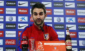 temporada 13/14. rueda de prensa de Adrián en la ciudad deportiva de Majadahonda
