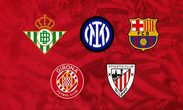 Descargar fondos de pantalla El atlético de Madrid, club de fútbol,  emblema, logotipo de La Liga, L…
