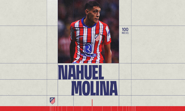 Molina played his 100th match as a rojiblanco - Club Atlético de