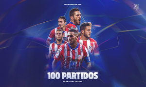 100 partidos en UCL Koke ESP