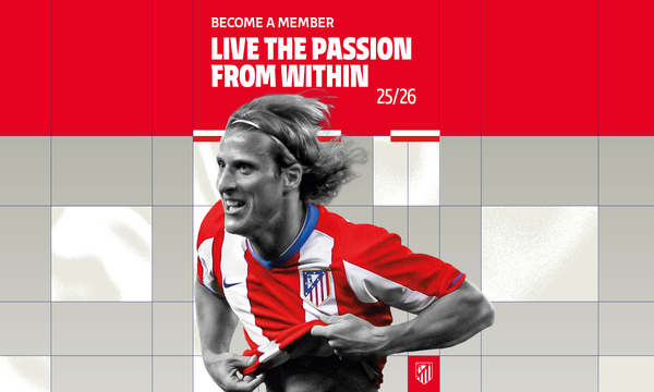 Atlético de Madrid membership card for the 2025/26 season