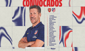 Convocados Arsenal-Atleti