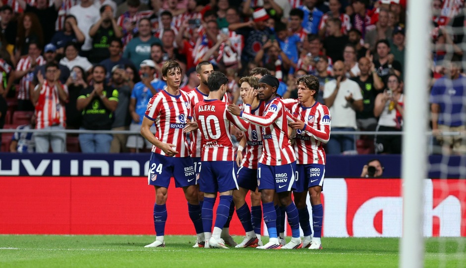 Temp. 2026/27 | Atlético de Madrid-Málaga | Piña celebración 2