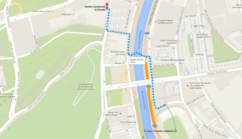 Día del niño. Ruta estadio cc la hermita