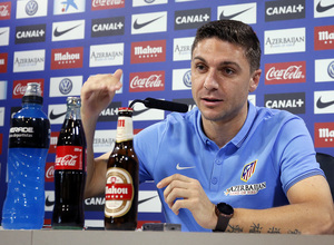 temporada 14/15 . Rueda de prensa de Guillerme Siquiera en la sala de prensa de la ciudad deportiva de Majadahonda