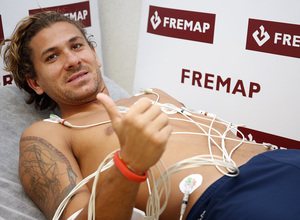 temporada 13/14. Reconocimiento médico de Alesio Cercci en Fremap Majadahonda