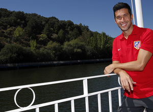 Luis García, jugador del Atlético de Kolkata, en la concentración del equipo en Los Ángeles de San Rafael