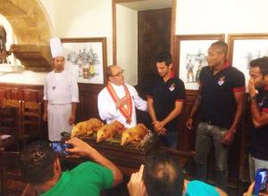 El Atlético de Kolkata cenó en el restaurante José María
