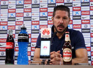 Temporada 14-15. Rueda de prensa de Simeone previa al partido del Almería. Foto: Ángel Gutiérrez.