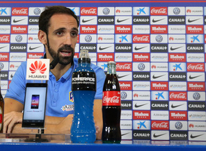 Juanfran Torres, en rueda de prensa previa al partido de la Champions League ante la Juventus