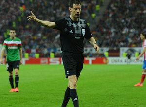 Wolfgang Stark, árbitro del partido frente al Olympiacos