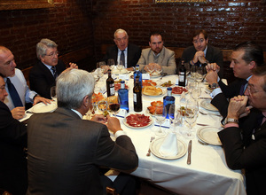 temporada 14/15. Comida de directivas Atlético Levante. Restaurante Lucio