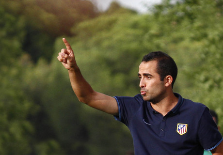 Temp 2014-2015. Miguel Ángel Sopuerta dirigiendo al equipo