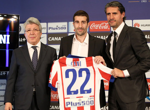 temporada 14/15. Acto presentación Cani. En el estadio Vicente Calderón