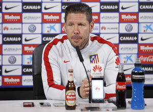 Diego Pablo Simeone. Rueda de prensa previa al Sevilla.